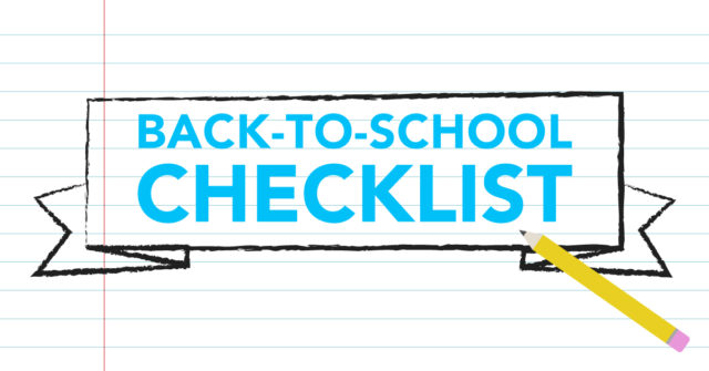 Get Ready for the Fall with This Back-to-School Checklist