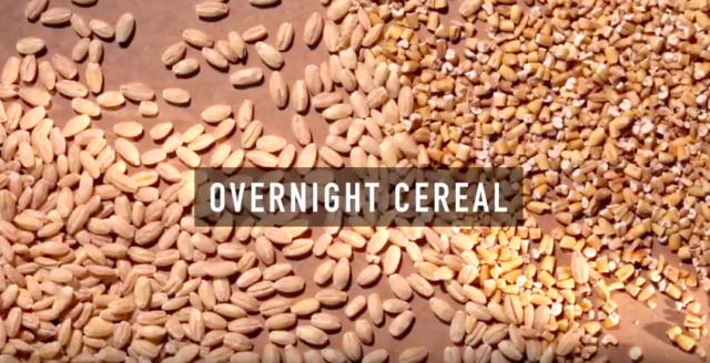 Overnight Cereal Healthy Reciple